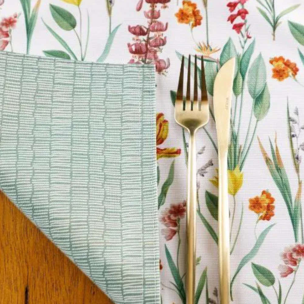 Jogo Americano Auguri Casa Acqua Flower 35 X 50 Cm - Cada