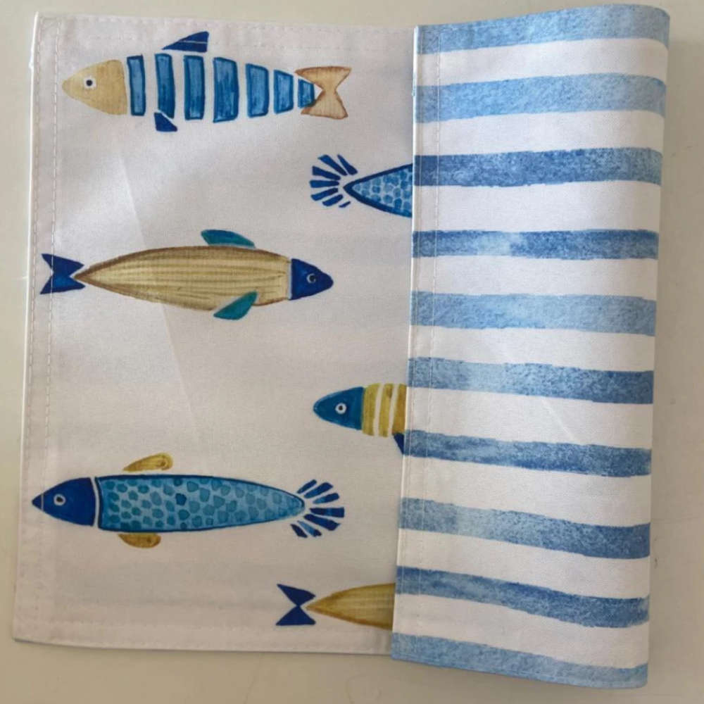 Jogo Americano Auguri Casa Acqua Sardina 35 X 50 Cm - Cada