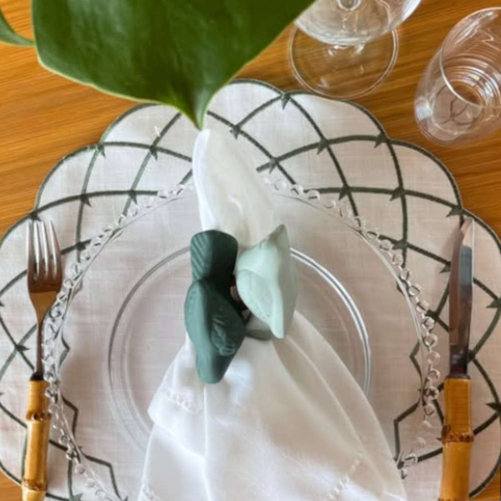 Jogo Americano Auguri Casa Stella Com Bordado 40 Cm - Cada