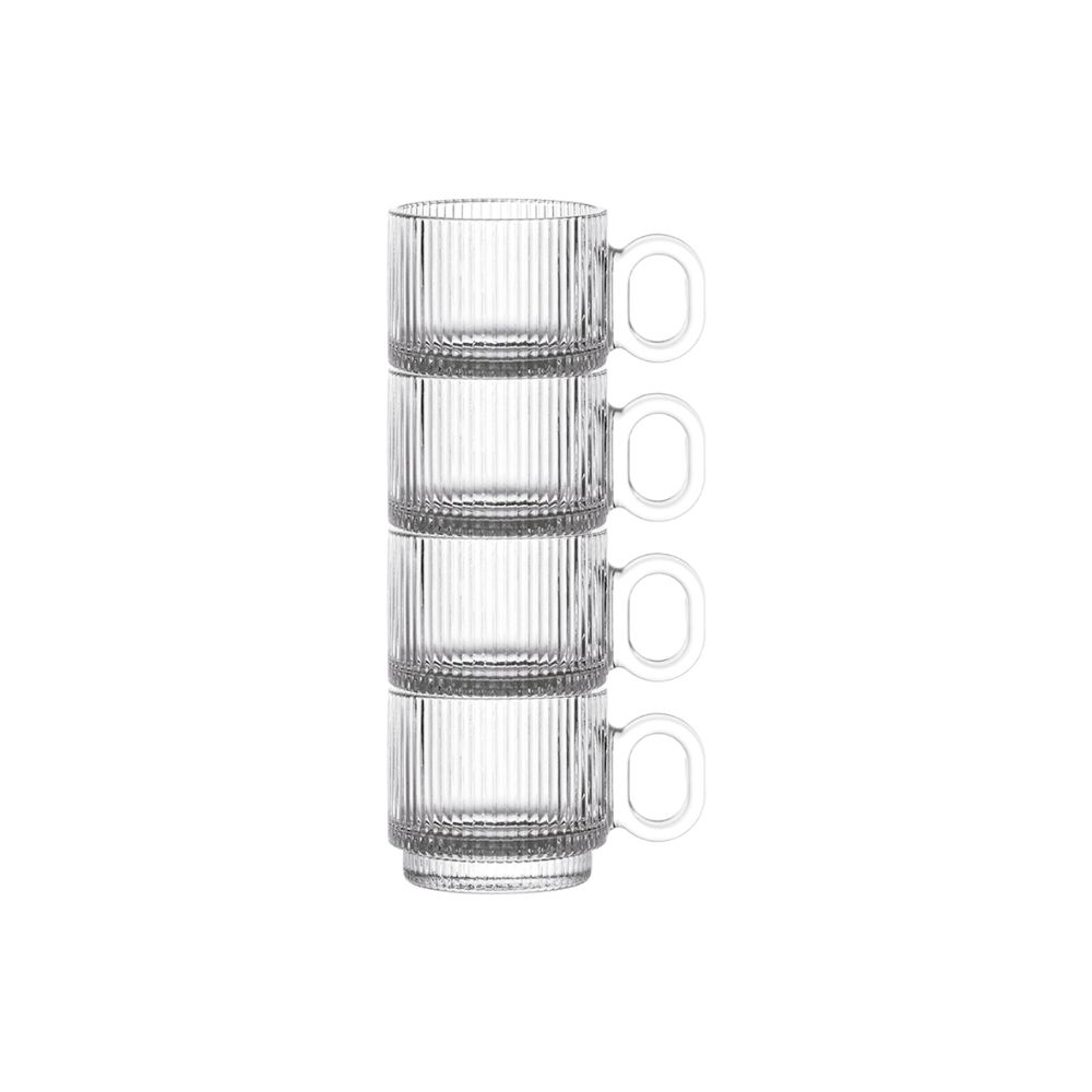 Jogo C/ 4 Canecas Hauskraft Graffiato 90 Ml