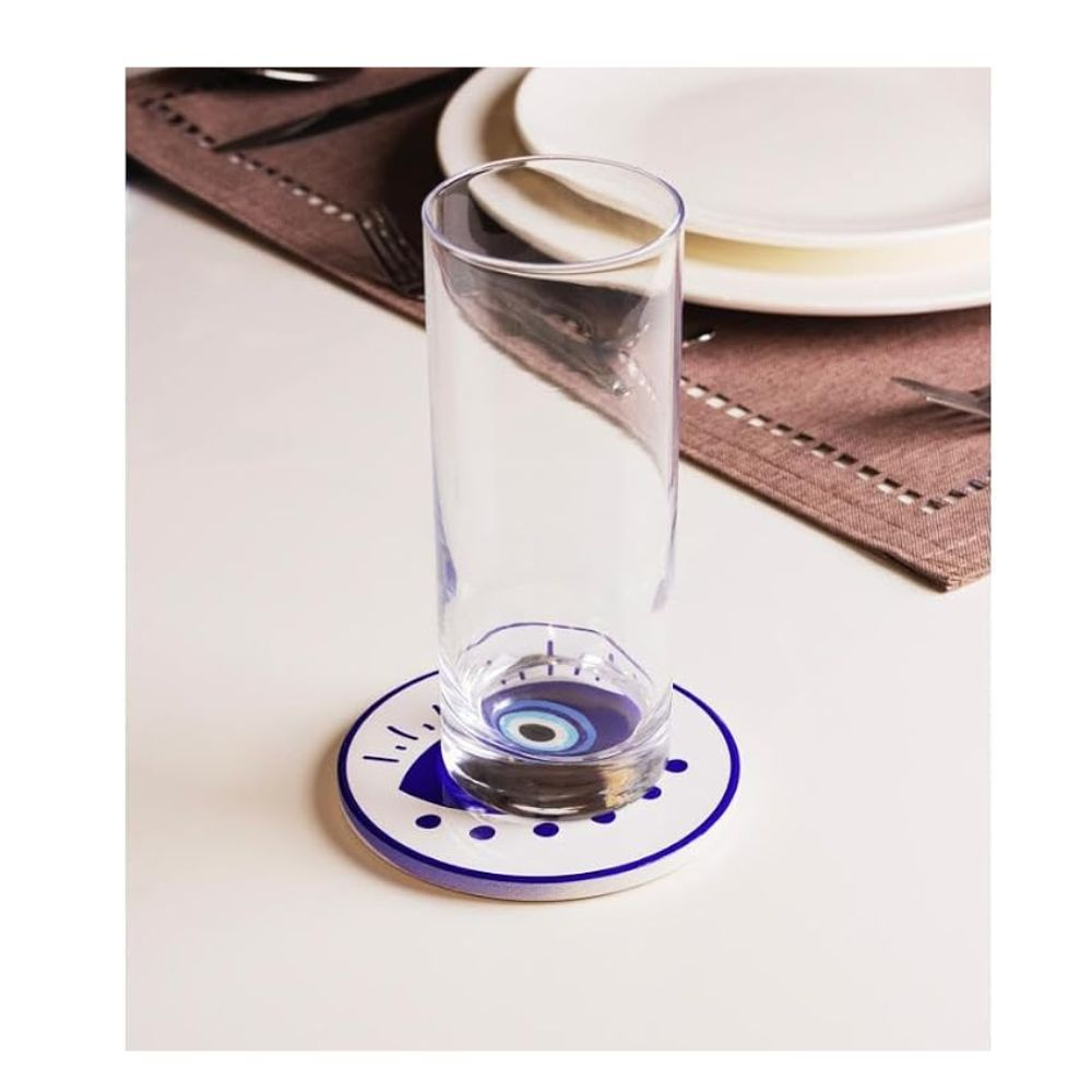 Jogo C/ 4 Porta Copos Lyor Greek 10,5 Cm