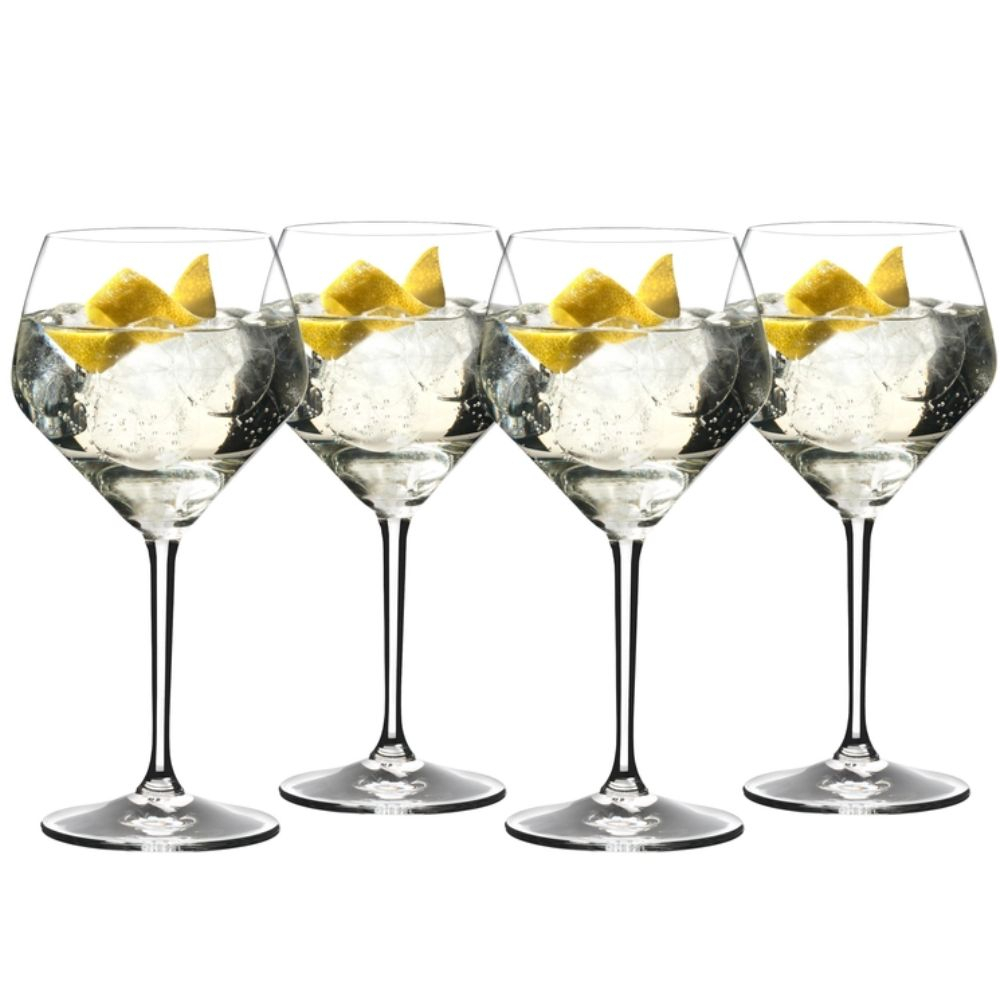 Jogo C/ 4 Tacas Para Gin Riedel 670 Ml Jogo C/ 4 Tacas Para Gin Riedel 670 Ml