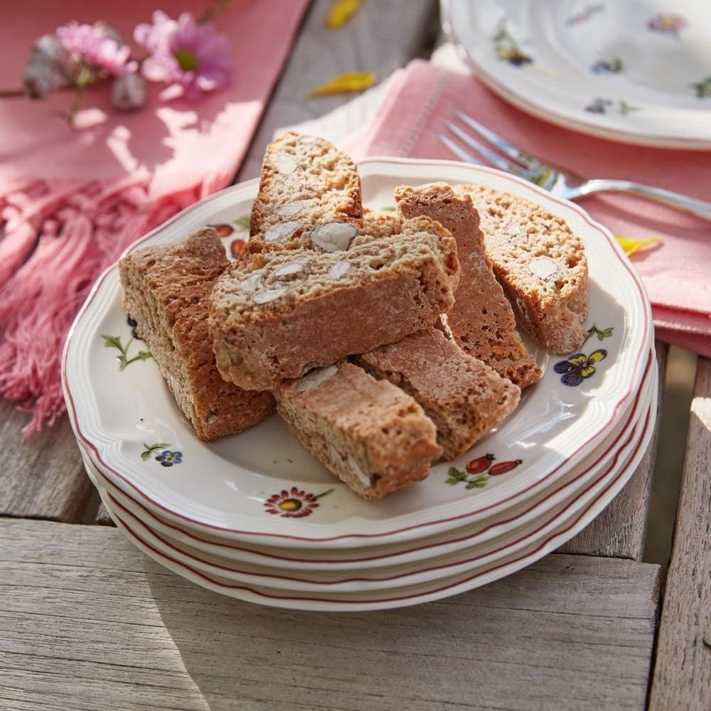 Jogo C/ 6 Pratos Para Pao Petite Fleur Villeroy Boch 17 Cm