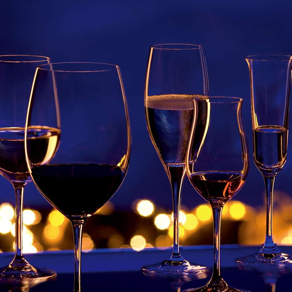 Jogo Com 2 Tacas Para Champanhe/prosecco 260 Ml Riedel Vinum Jogo Com 2 Tacas Para Champanhe/prosecco 260 Ml Riedel Vinum