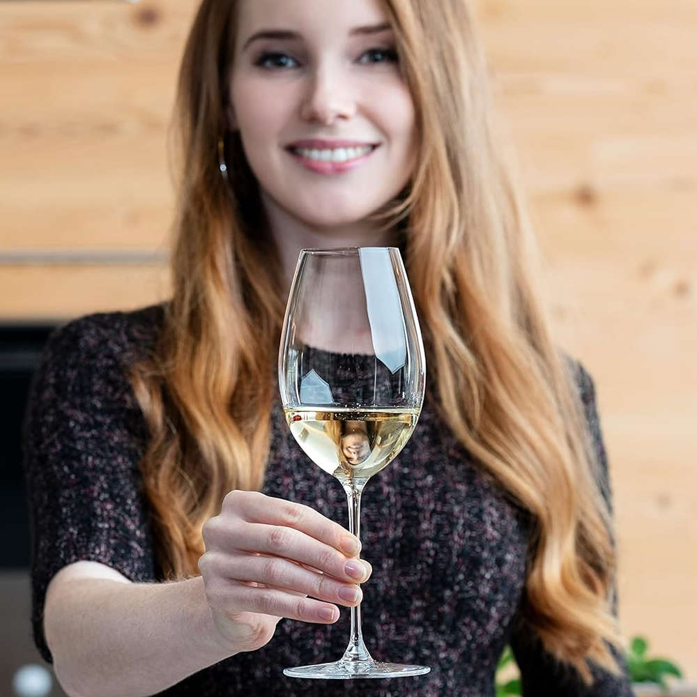 Jogo Com 2 Tacas Para Vinho Branco Veritas Sauvignon Blanc Riedel