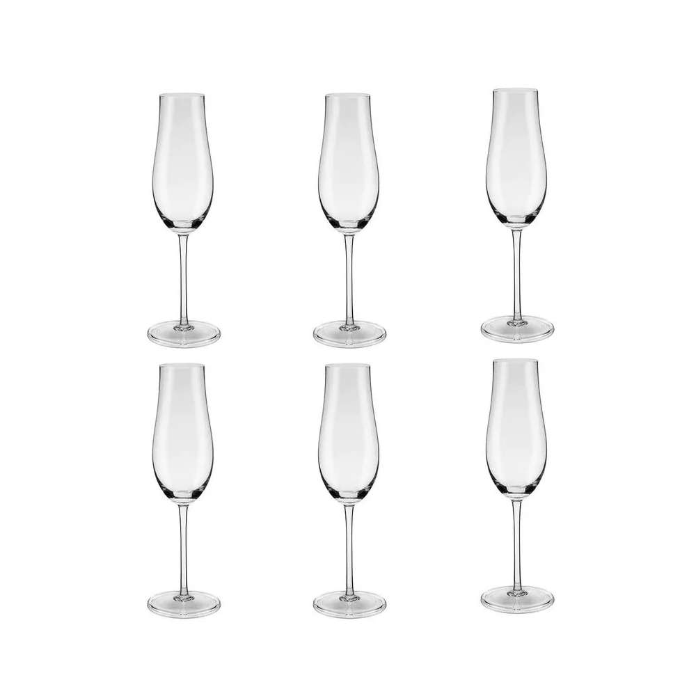 Jogo Com 6 Tacas Para Espumante 230 Ml Origem Strauss