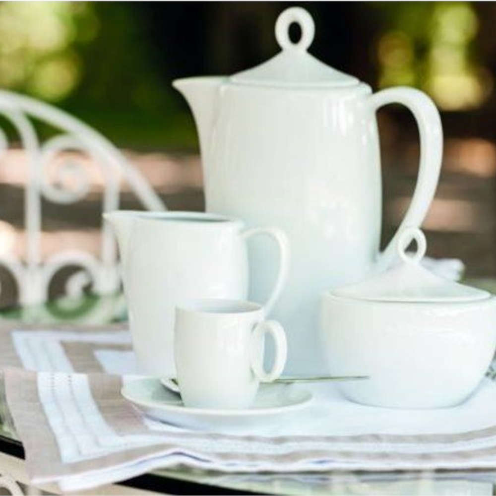 Jogo de 4 Xicaras de Cafe Com Pires Broadway White Vista Alegre