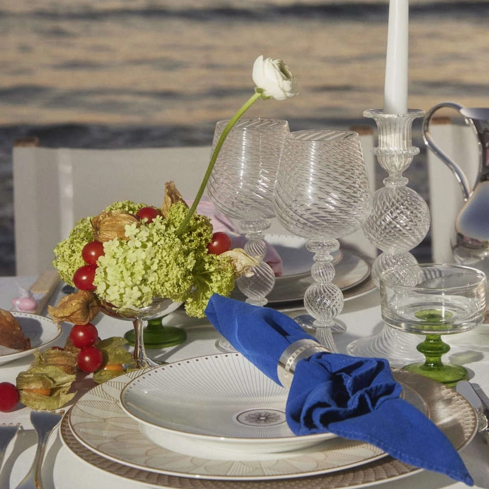 Jogo de Castiçais Christofle Tourbillon 2 Peças