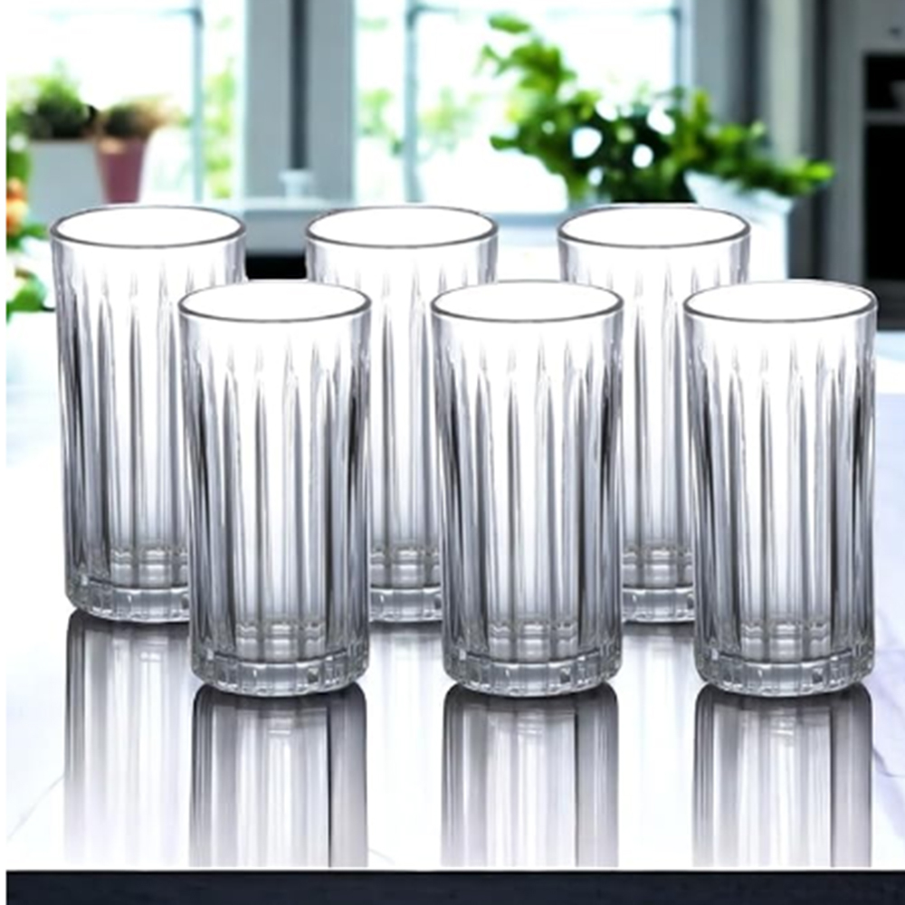 Jogo de Copos Long Drink Haüskraft Egeu 370 Ml - 6 Peças