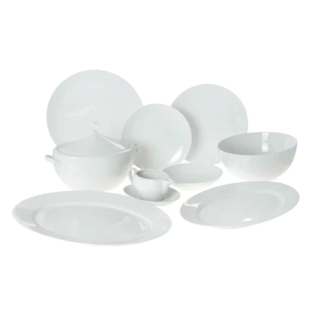 Aparelho de Jantar 42 Pecas Vista Alegre Broadway White