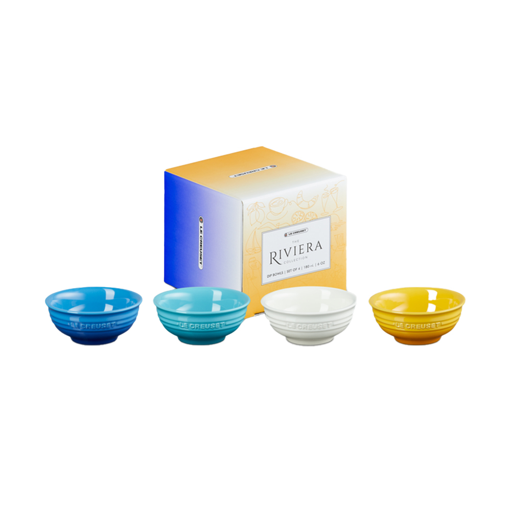 Jogo de Mini Bowls Le Creuset Riviera - 4 Peças Jogo de Mini Bowls Le Creuset Riviera - 4 Peças