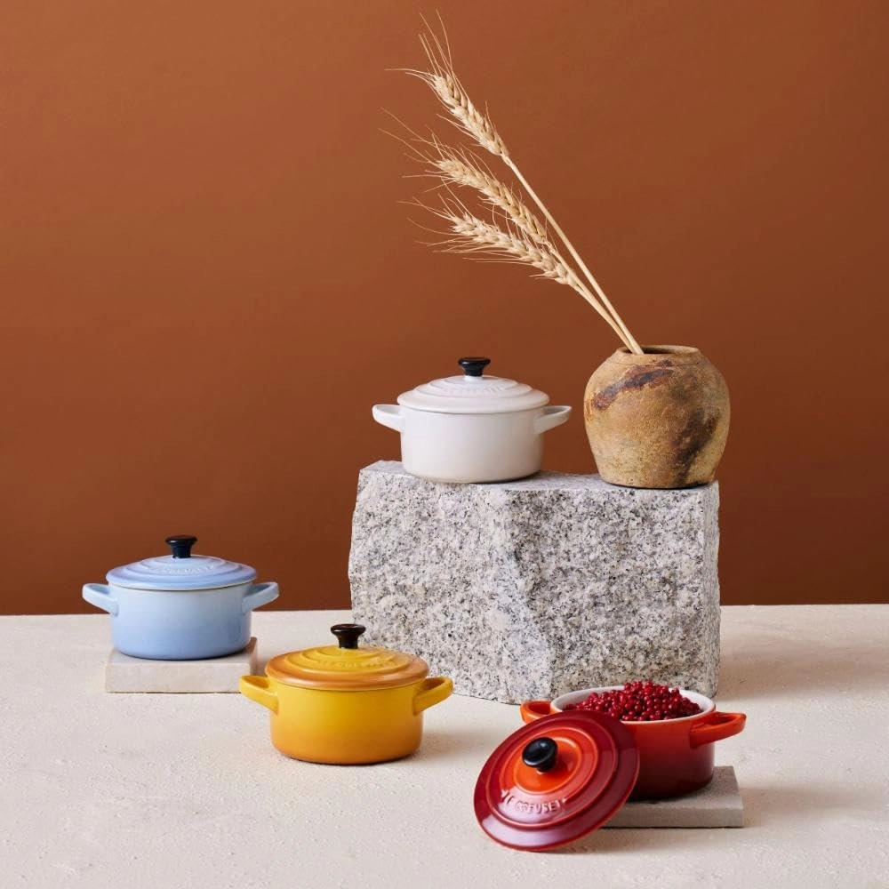 Jogo de Mini Cocottes Le Creuset Elements 10 Cm - 4 Peças