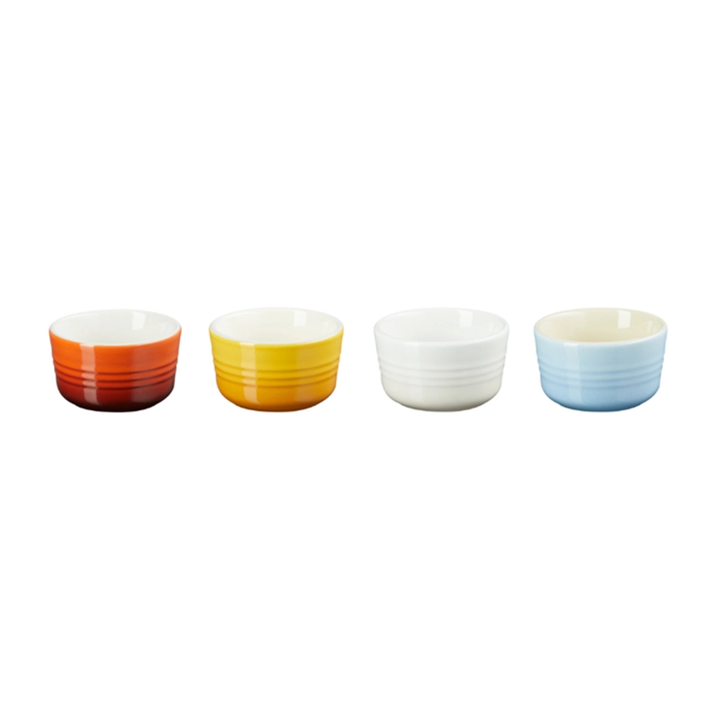 Jogo de Mini Ramekin Le Creuset Elements 100 Ml - 4 Peças Jogo de Mini Ramekin Le Creuset Elements 100 Ml - 4 Peças
