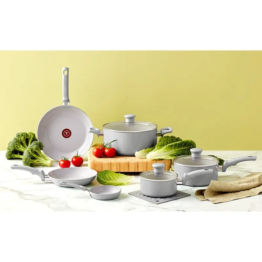 Jogo de Panelas T-fal Recycled Ceramic - 9 Peças