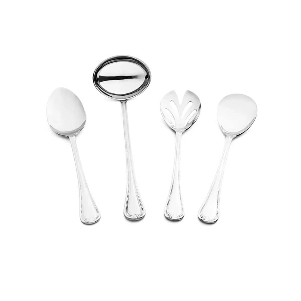 Jogo de Pecas Para Servir St James Belle Aco Inox 4 Pecas Jogo de Pecas Para Servir St James Belle Aco Inox 4 Pecas