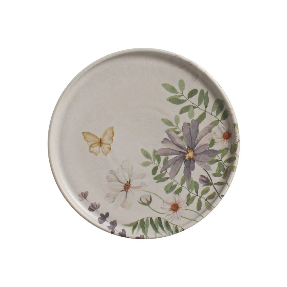 Jogo de Prato Sobremesa Porto Brasil Basic Bloom - 6 Pecas Jogo de Prato Sobremesa Porto Brasil Basic Bloom - 6 Pecas