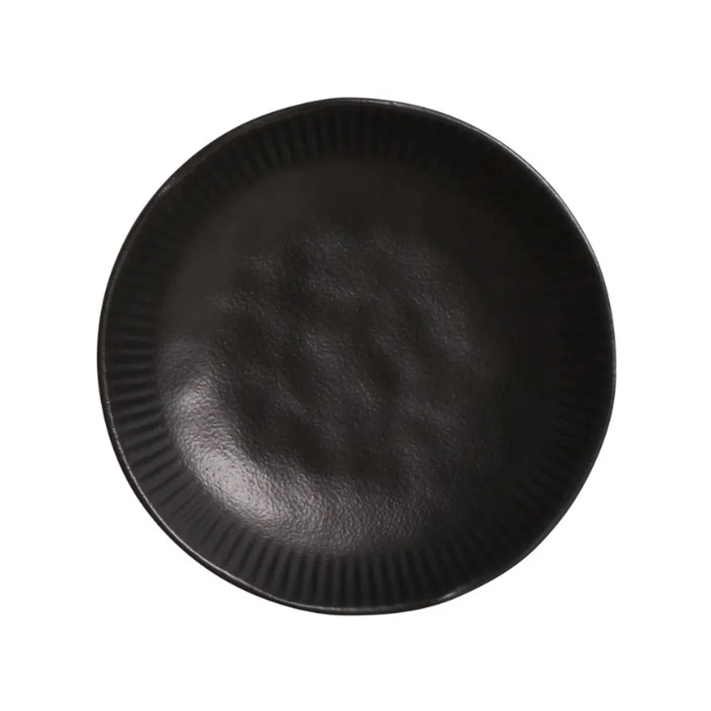 Conjunto de 6 Pratos Fundos Porto Brasil Linhas Preto Matte 22,5 Cm Conjunto de 6 Pratos Fundos Porto Brasil Linhas Preto Matte 22,5 Cm