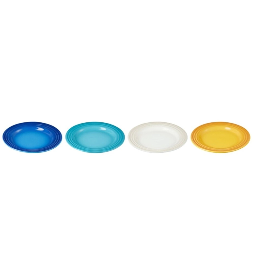 Jogo de Pratos Para Aperitivo Le Creuset Riviera 17 Cm - 4 Peças