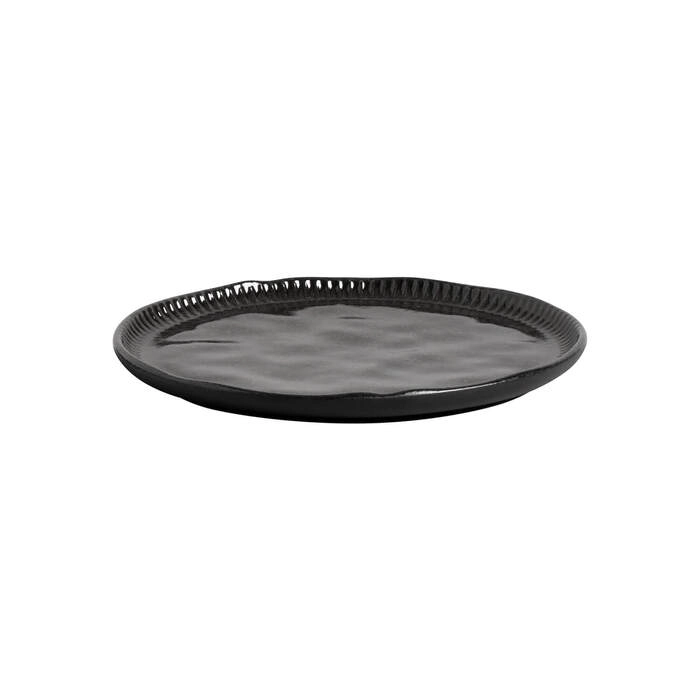 Jogo de Pratos Para Sobremesa Porto Brasil Linhas Black Sand 21,5 Cm - 6 Peças Jogo de Pratos Para Sobremesa Porto Brasil Linhas Black Sand 21,5 Cm - 6 Peças