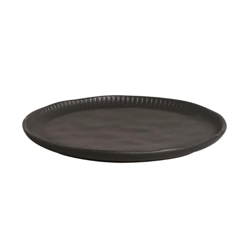 Jogo de Pratos Para Sobremesa Porto Brasil Linhas Preto Matte 21,5 Cm - 6 Peças Jogo de Pratos Para Sobremesa Porto Brasil Linhas Preto Matte 21,5 Cm - 6 Peças