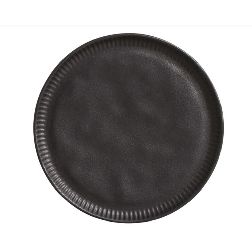 Jogo de Pratos Para Sobremesa Porto Brasil Linhas Preto Matte 21,5 Cm - 6 Peças Jogo de Pratos Para Sobremesa Porto Brasil Linhas Preto Matte 21,5 Cm - 6 Peças