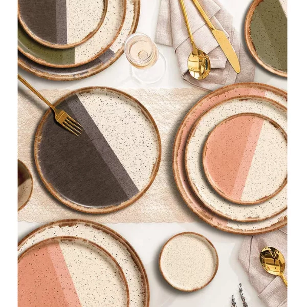 Jogo de Pratos Para Sobremesa Scalla Colors 20 Cm - 6 Peças Jogo de Pratos Para Sobremesa Scalla Colors 20 Cm - 6 Peças