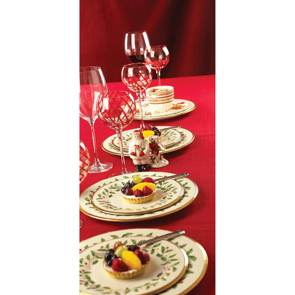 Jogo de Pratos Rasos Lenox Holiday 27 Cm - 6 Pecas Jogo de Pratos Rasos Lenox Holiday 27 Cm - 6 Pecas