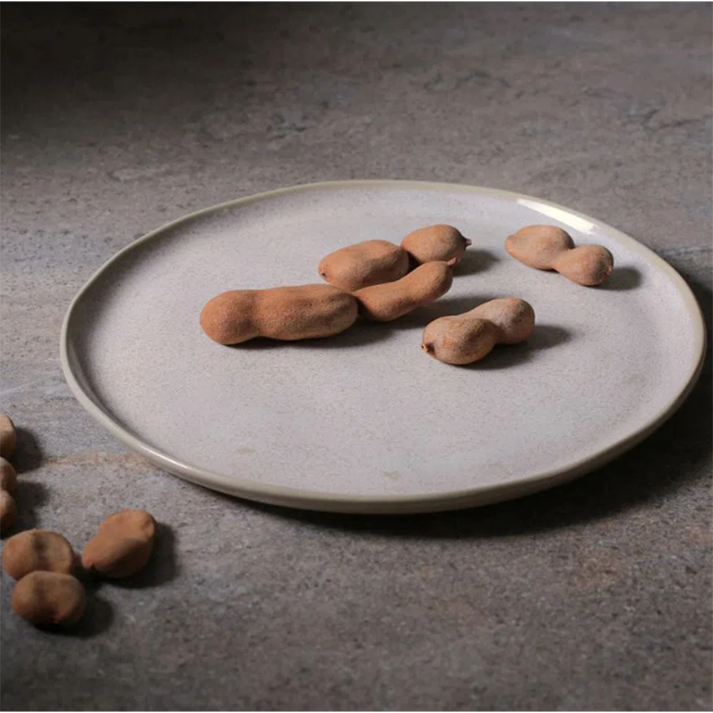 Jogo de Pratos Rasos Porto Brasil Bio Latte 27,5 Cm - 6 Peças