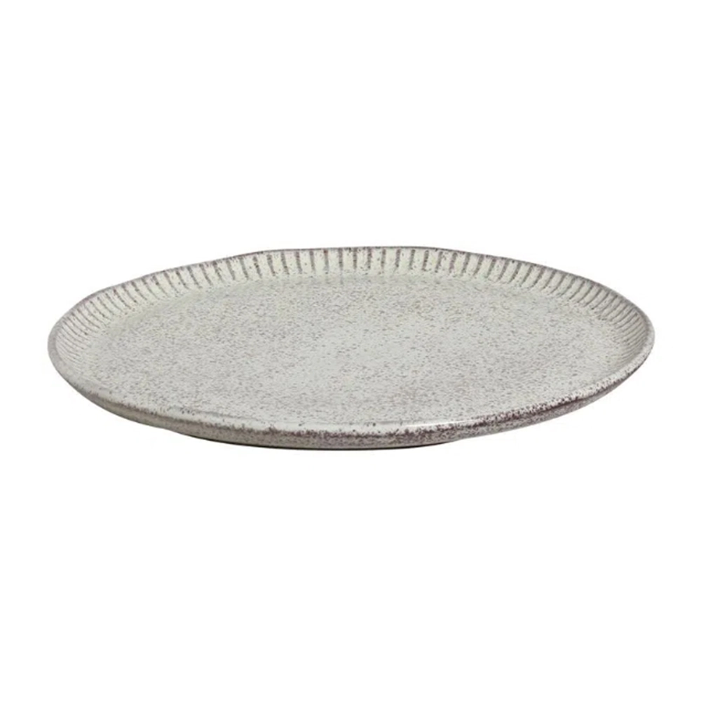 Jogo de Pratos Rasos Porto Brasil Linhas Pistache 27,5 Cm - 6 Peças Jogo de Pratos Rasos Porto Brasil Linhas Pistache 27,5 Cm - 6 Peças
