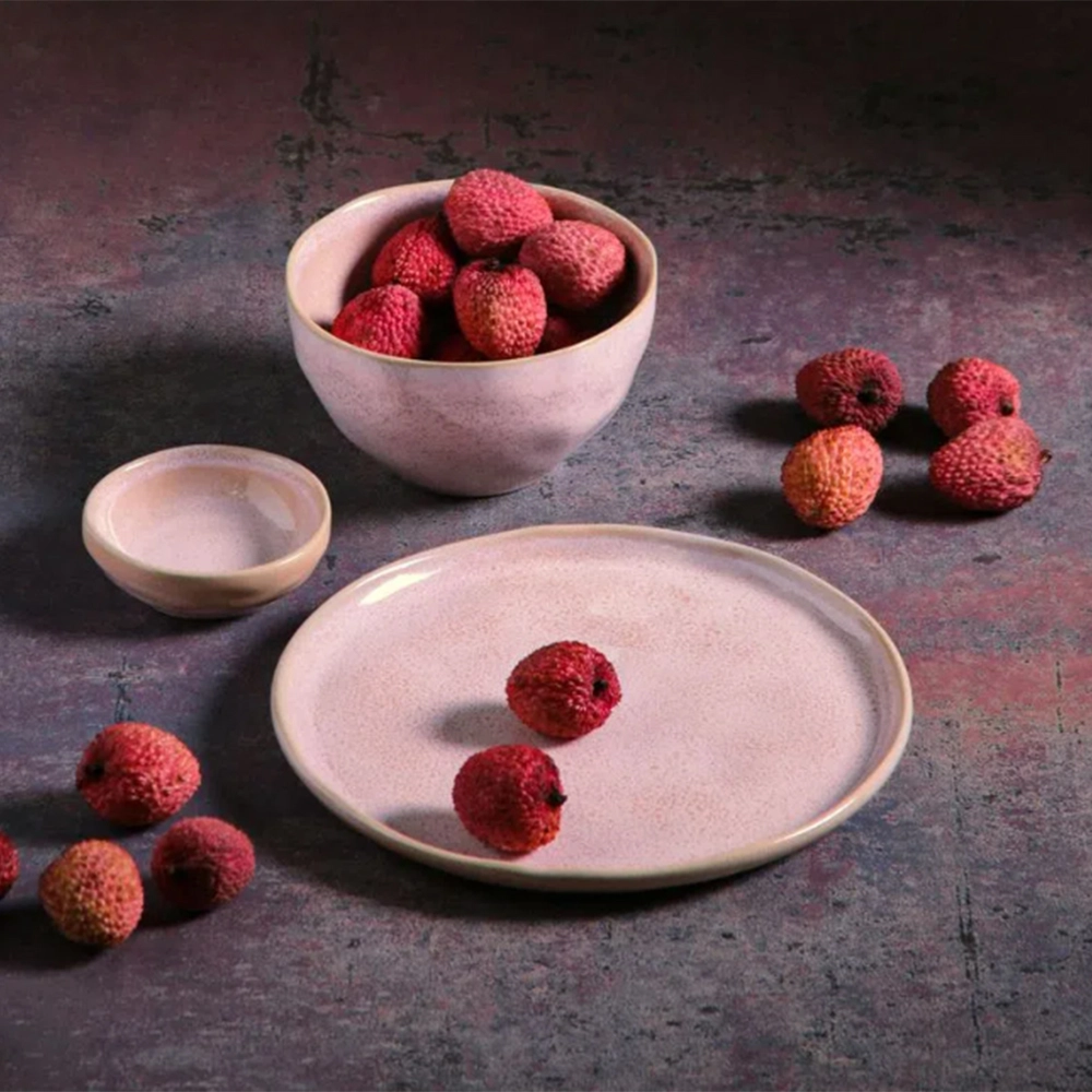 Jogo de Ramequim Porto Brasil Orgânico Litchi 9 X 3 Cm - 6 Peças