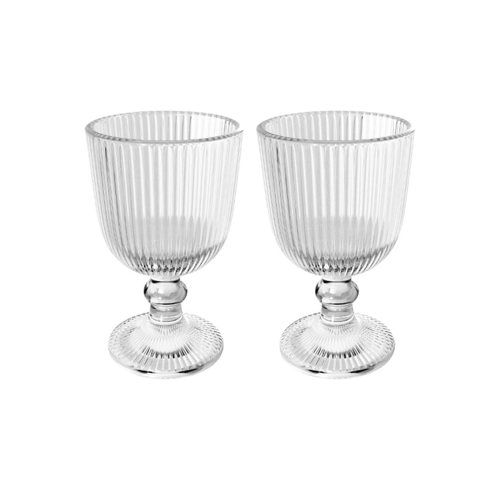 Jogo de Taças Para Água Wolff Lines 380 Ml - 2 Peças