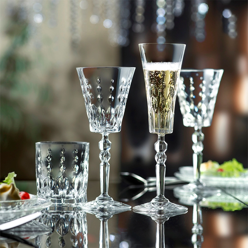 Jogo de Taças Para Vinho Rcr Cristalleria Italiana Marilyn 210 Ml - 6 Peças