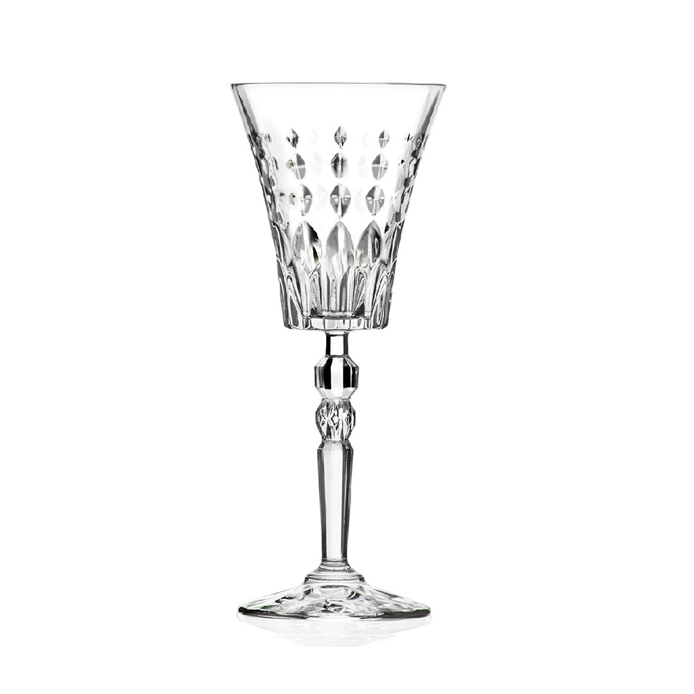 Jogo de Taças Para Vinho Rcr Cristalleria Italiana Marilyn 210 Ml - 6 Peças