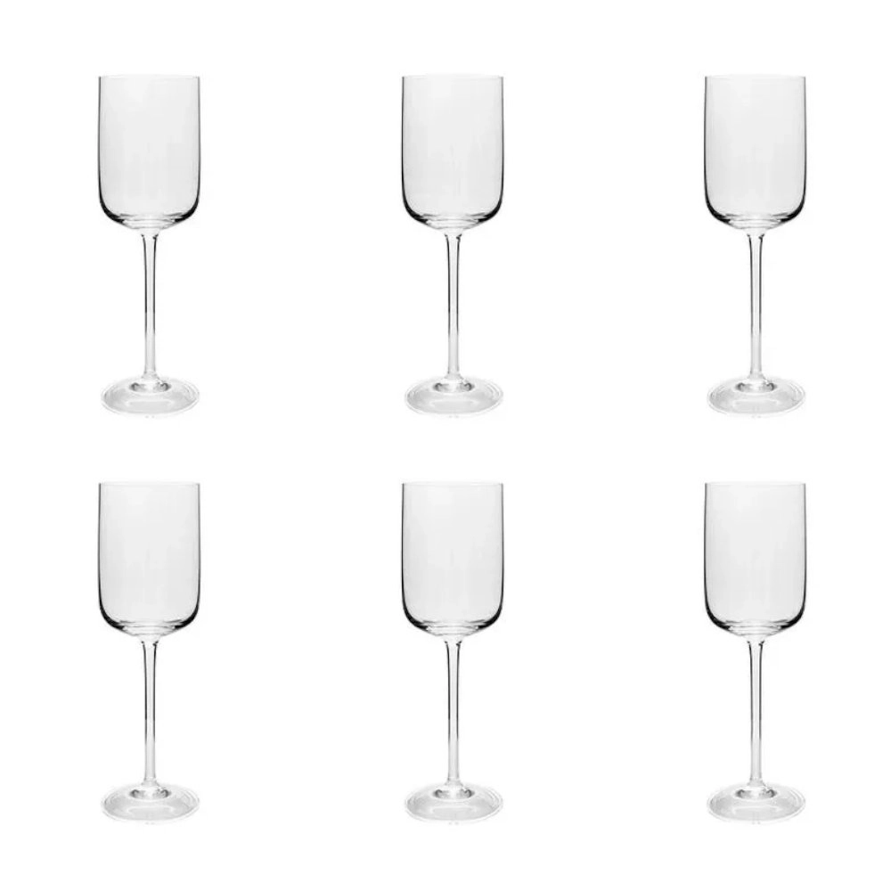 Jogo de Taças Para Vinho Tinto Strauss 401 Lisa 350 Ml - 6 Peças