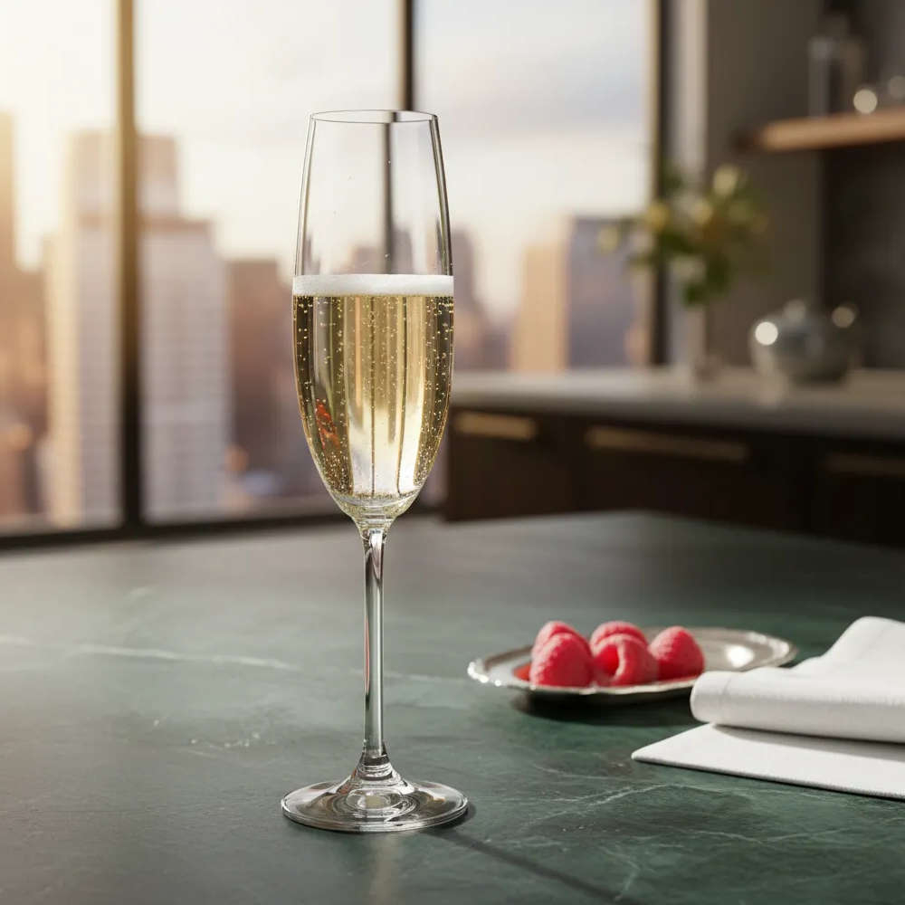 Jogo de Tacas Para Champanhe Bohemia Gastro 220 Ml 6 Pecas