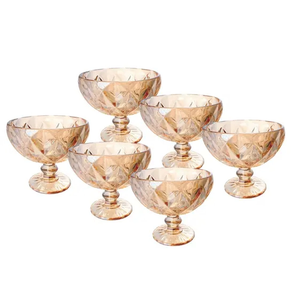 Jogo C/ 6 Tacas Para Champanhe Lyor Diamond 310 Ml