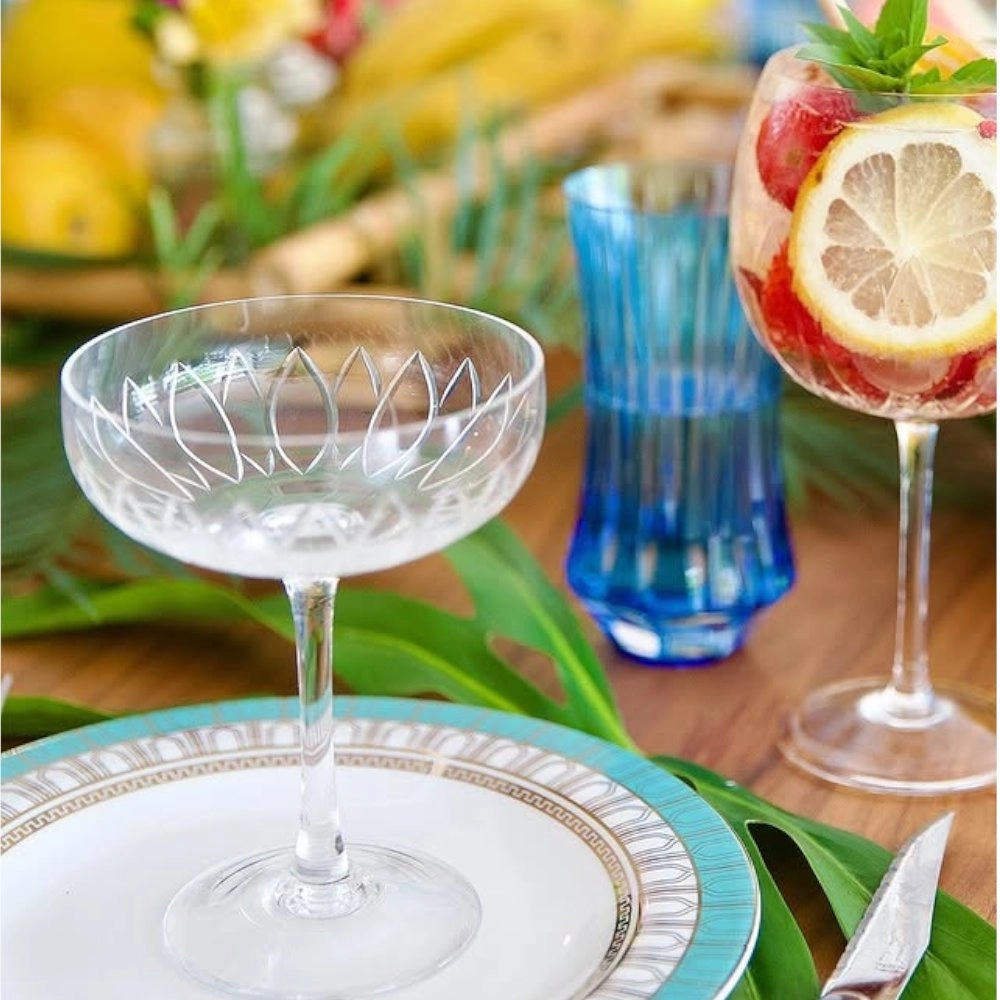 Jogo de Tacas Para Coquetel Maria Antonieta Strauss Club Lapidacao 160