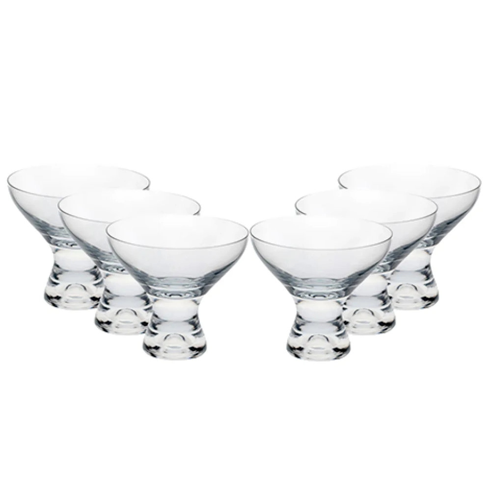 Jogo C/ 6 Tacas Para Sobremesa Bohemia Vega 330 Ml