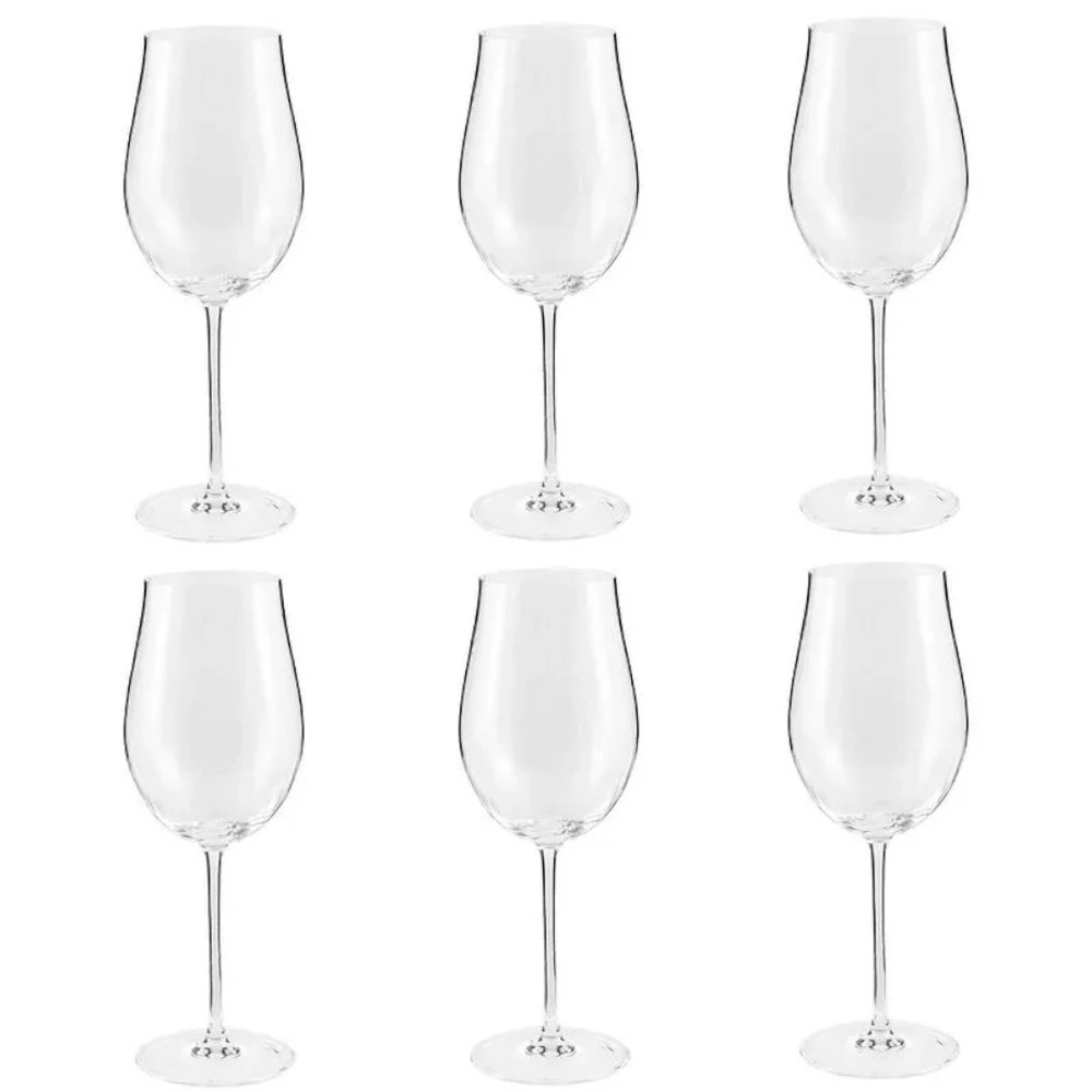 Jogo de Tacas Para Vinho Bordeaux Gran Cru Strauss Sommelier Ondulada Lap 161