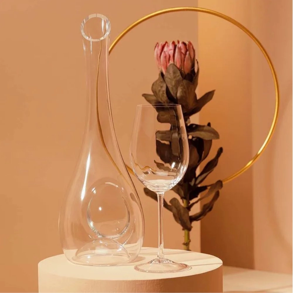 Jogo de Tacas Para Vinho Bordeaux Gran Cru Strauss Sommelier Ondulada Lap 161