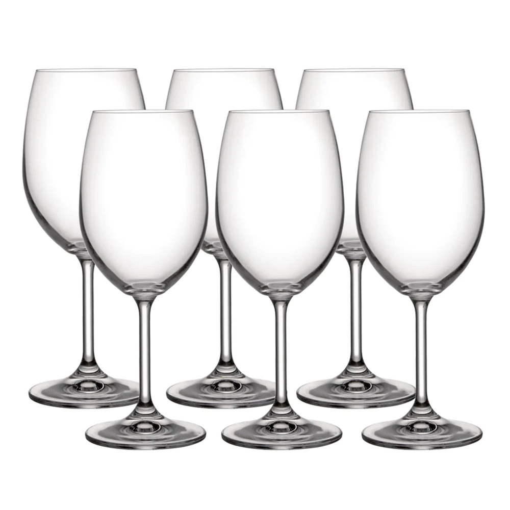 Jogo de Tacas Para Vinho Branco Bohemia Gastro 350 Ml - 6 Pecas Jogo de Tacas Para Vinho Branco Bohemia Gastro 350 Ml - 6 Pecas