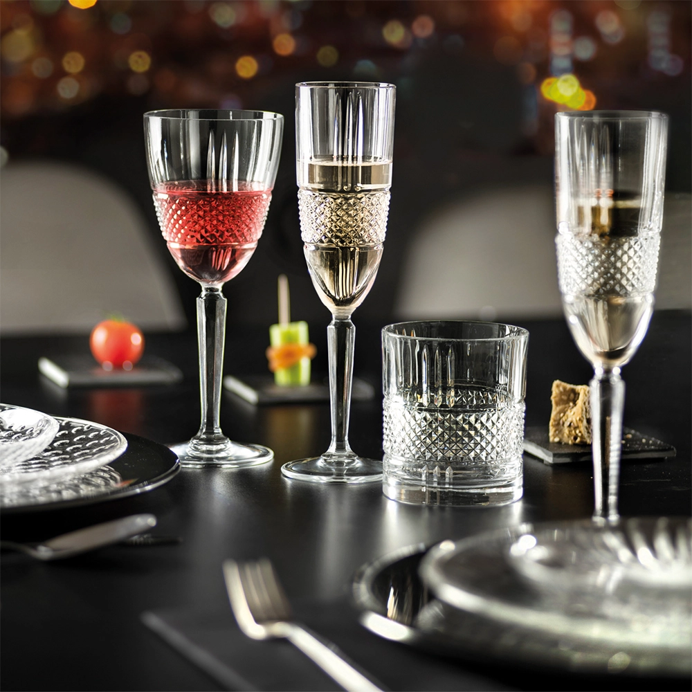 Jogo de Tacas Para Vinho Brillante