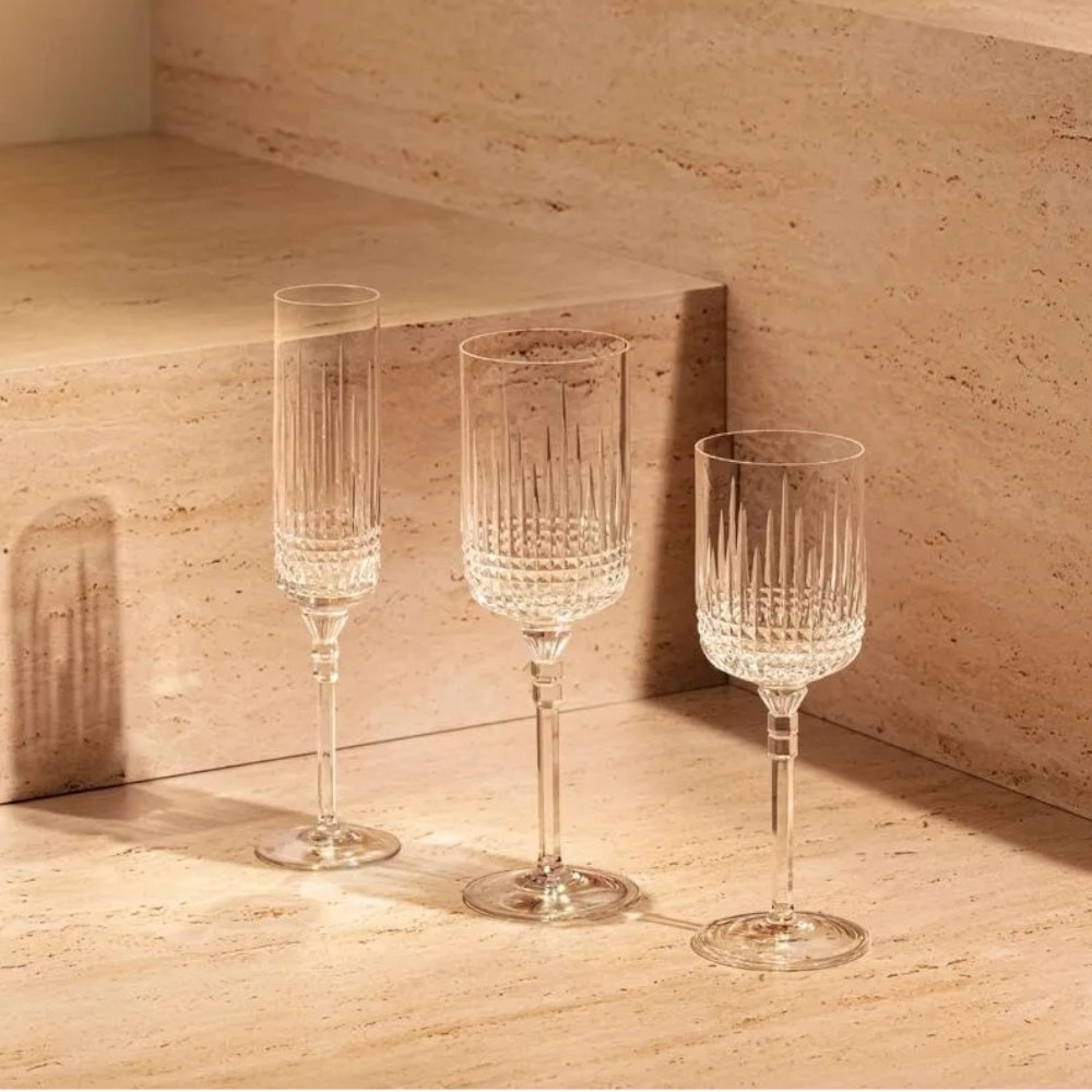 Jogo de Tacas Para Vinho Tinto Strauss Harmonia Lapidacao 170