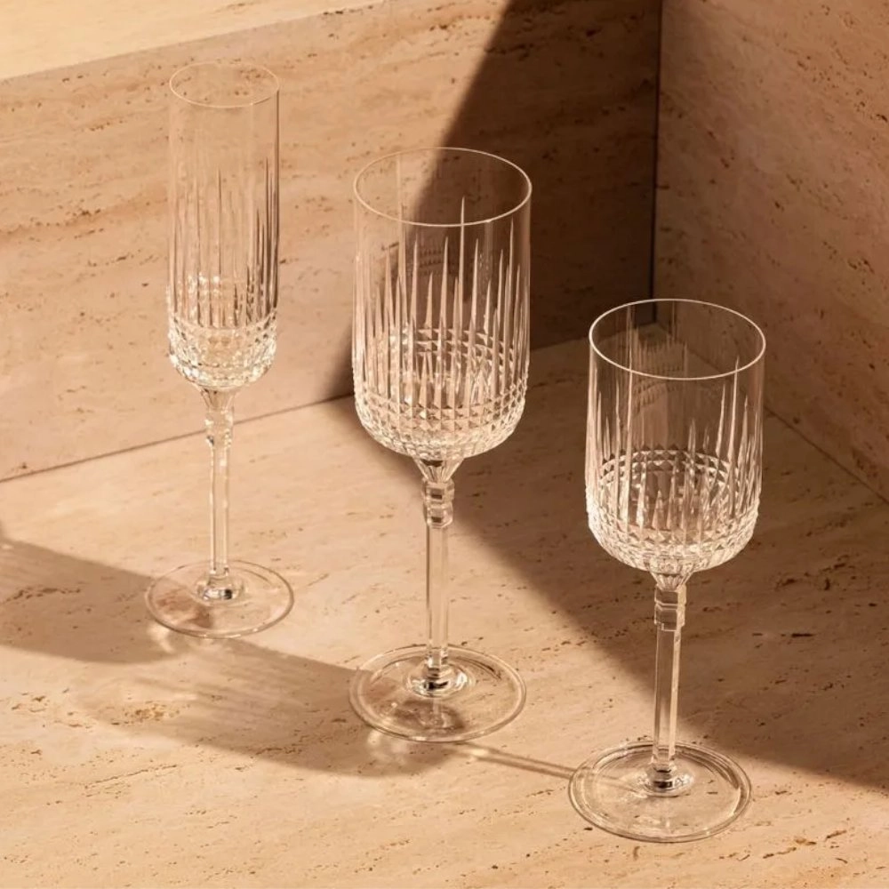 Jogo de Tacas Para Vinho Tinto Strauss Harmonia Lapidacao 170