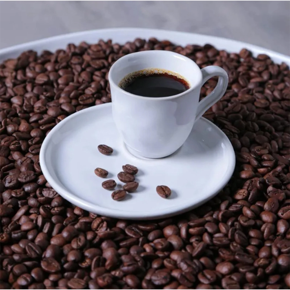 Jogo de Xícaras Para Café Com Pires Descentralizado Porto Brasil Bio New White 70 Ml - 6 Peças