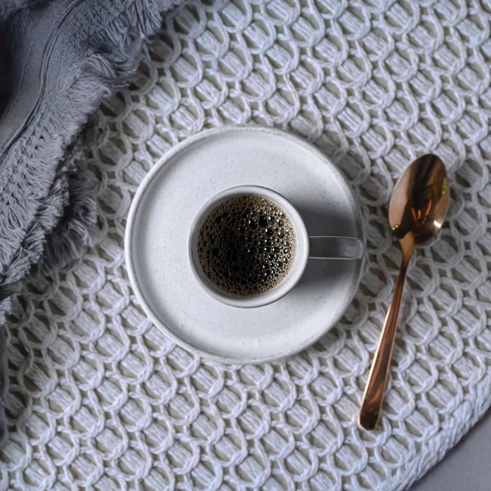 Jogo de Xicaras de Cafe Porto Brasil Basic Snow - 6 Pecas