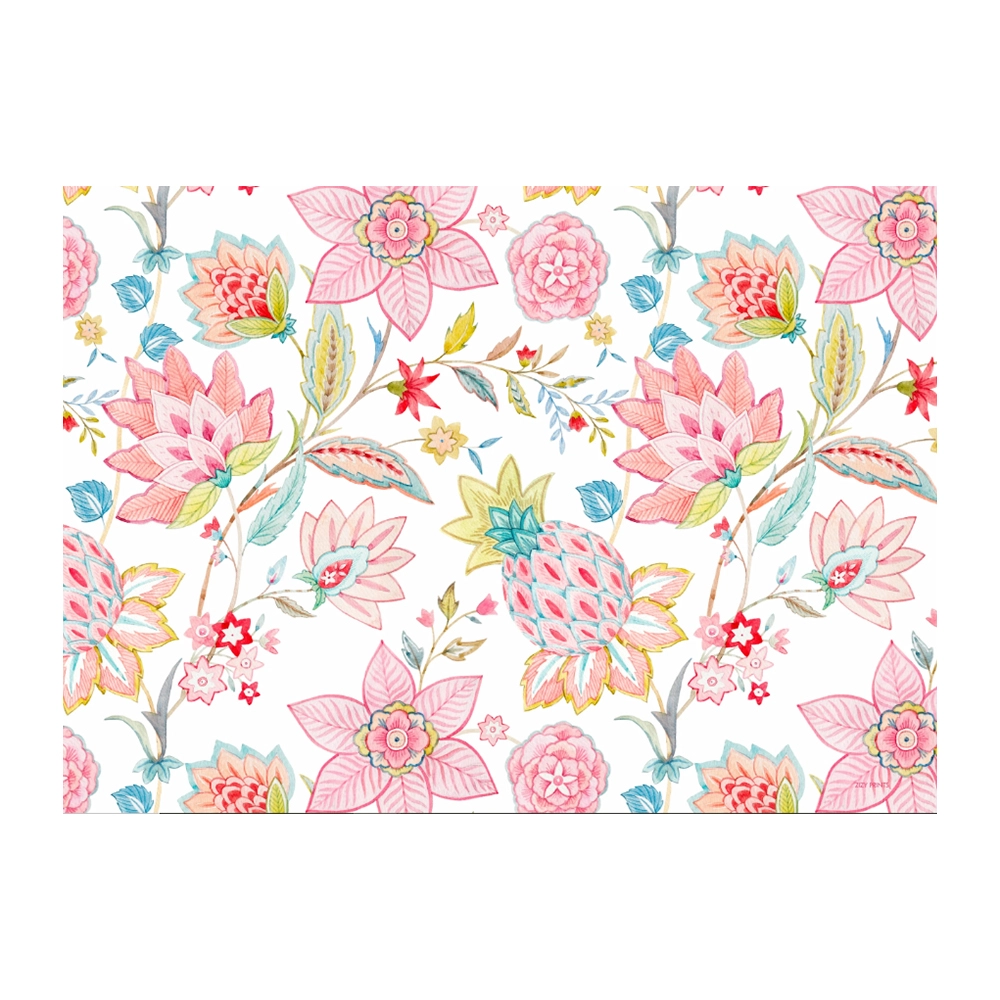 Jogo C/ 12 Lugares Americanos Magenta - Zizy Prints