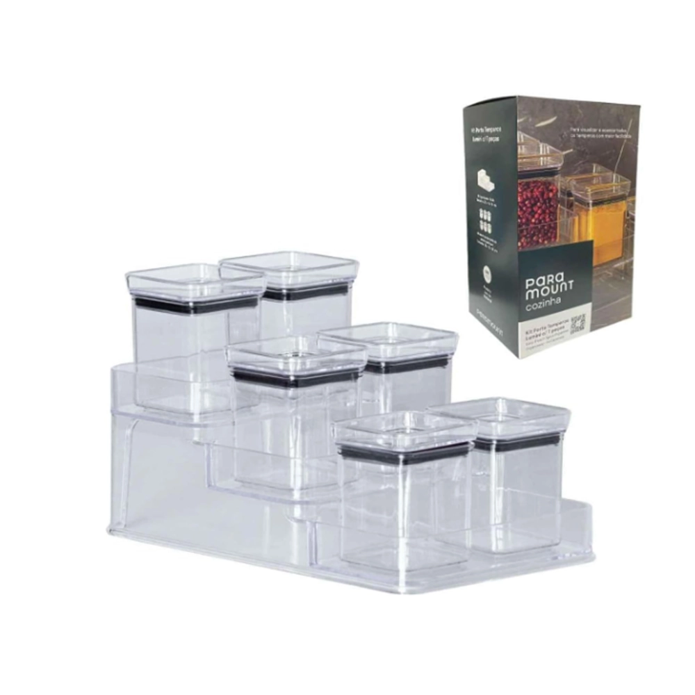 Kit Porta Temperos Paramount Lumini Kit Porta Temperos Paramount Lumini