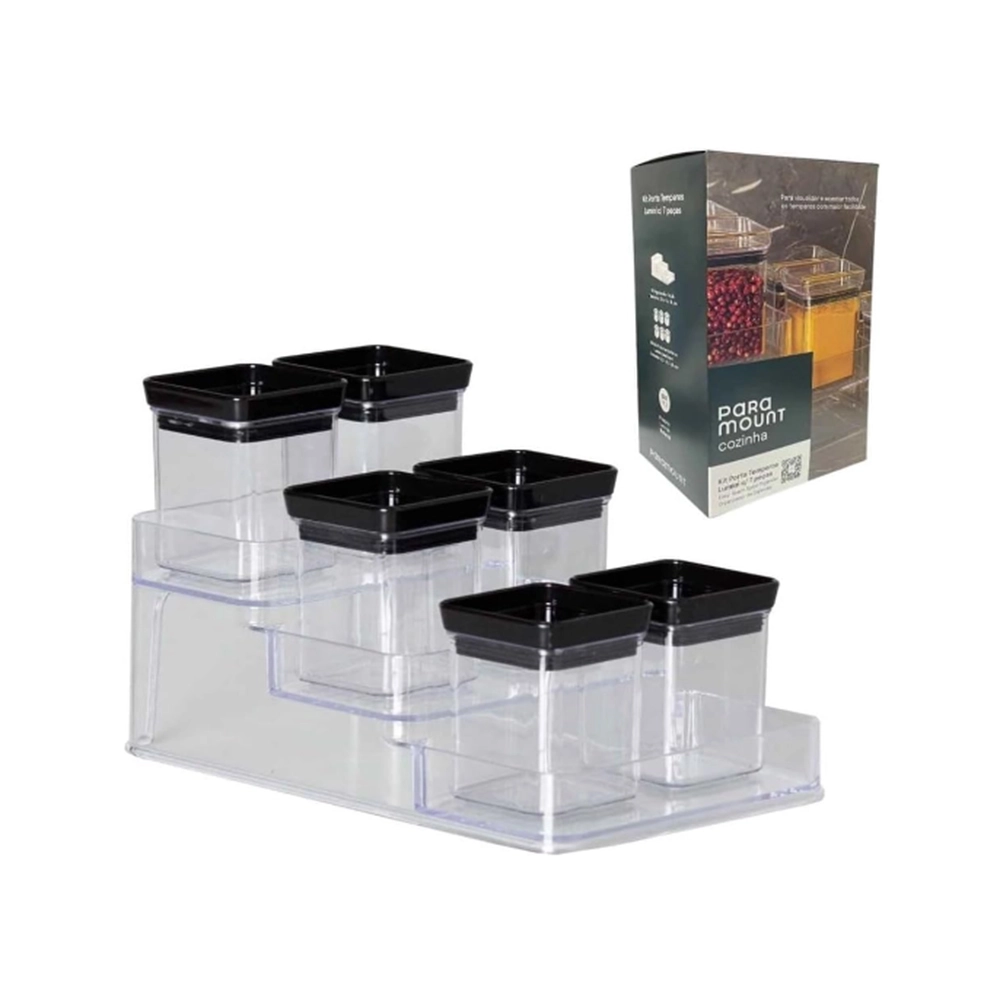 Kit Porta Temperos Paramount Lumini Kit Porta Temperos Paramount Lumini