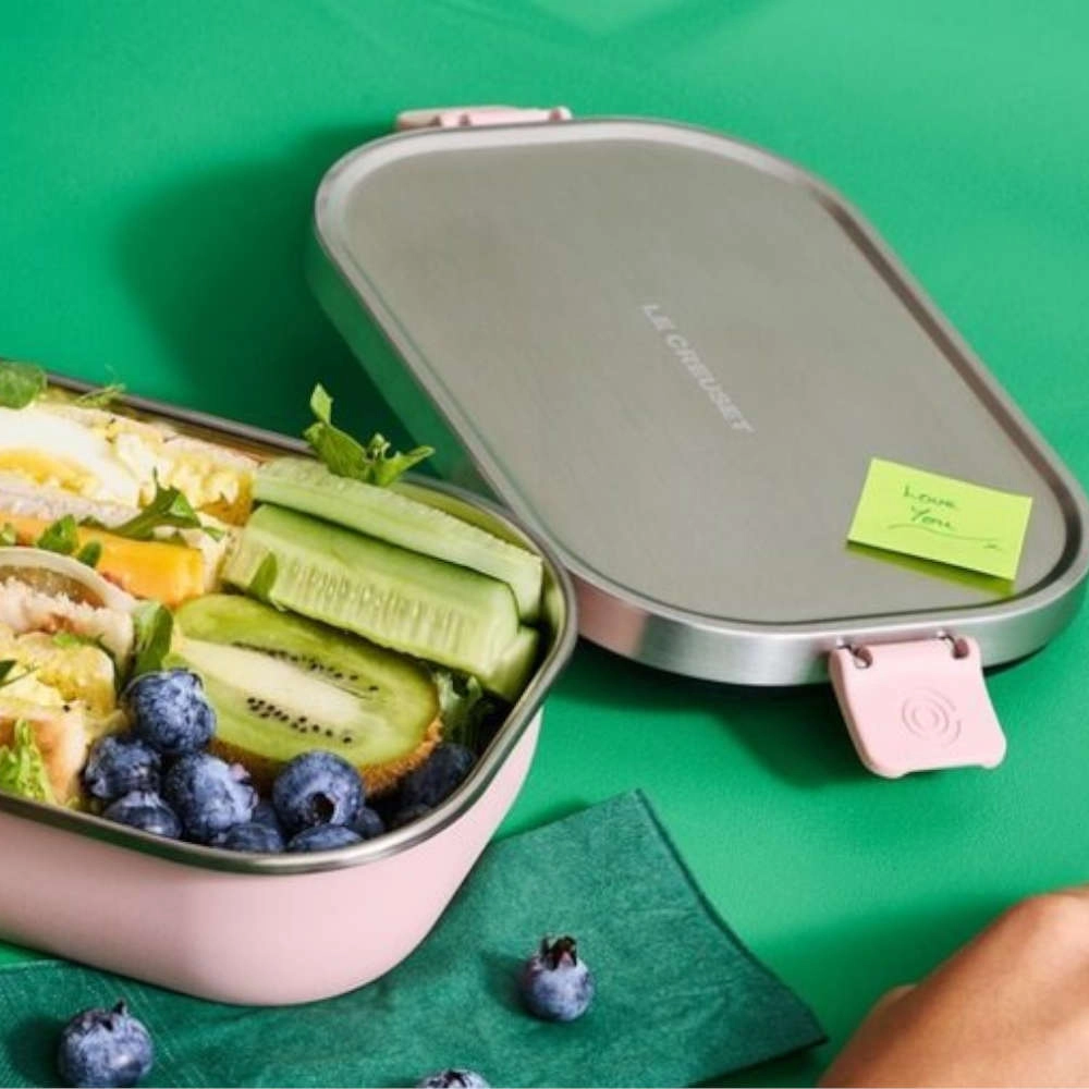 Lancheira 900ml On The Go Shell Pink Le Creuset